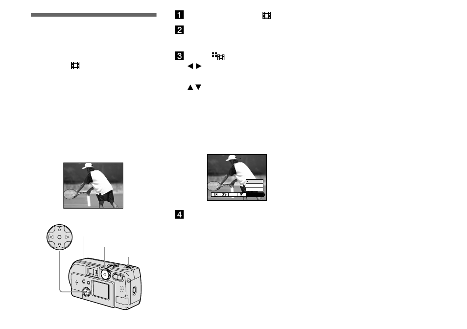 Shooting in multi burst mode, Multi burst) | Sony DSC-P51 User Manual | Page 64 / 108