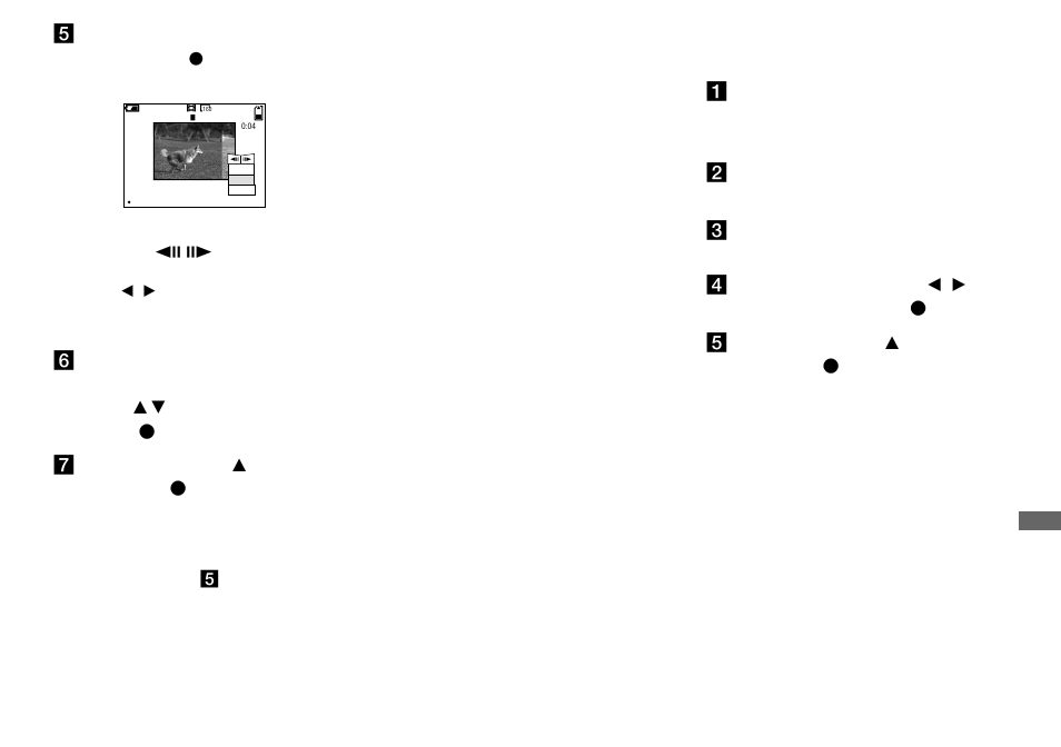 Deleting unnecessary portions of a movie, Deleting unnecessary portions of a, Movie | Sony DSC-P51 User Manual | Page 79 / 108