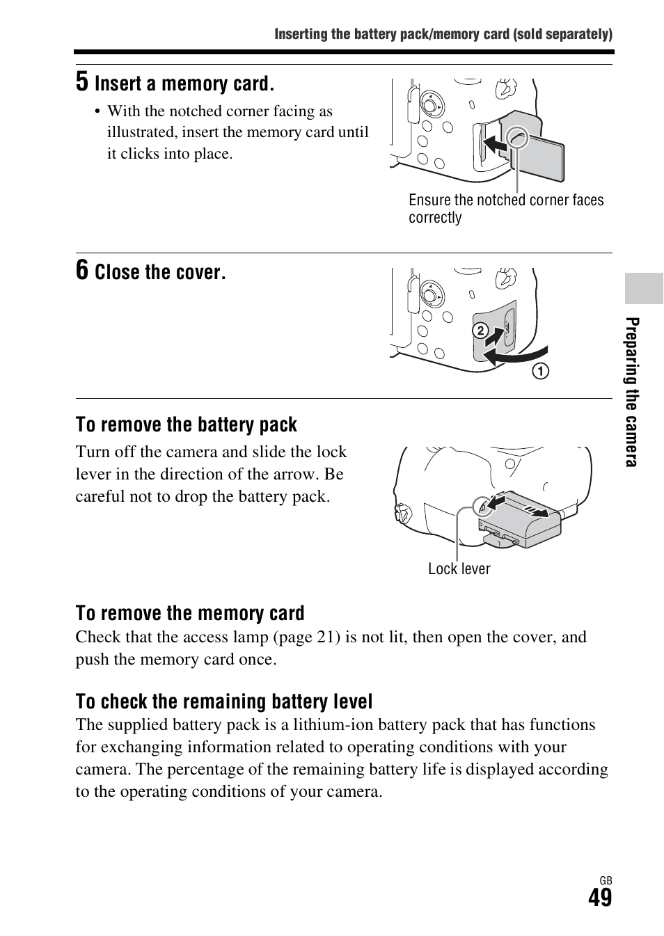 Sony ILCA-77M2Q User Manual | Page 49 / 92