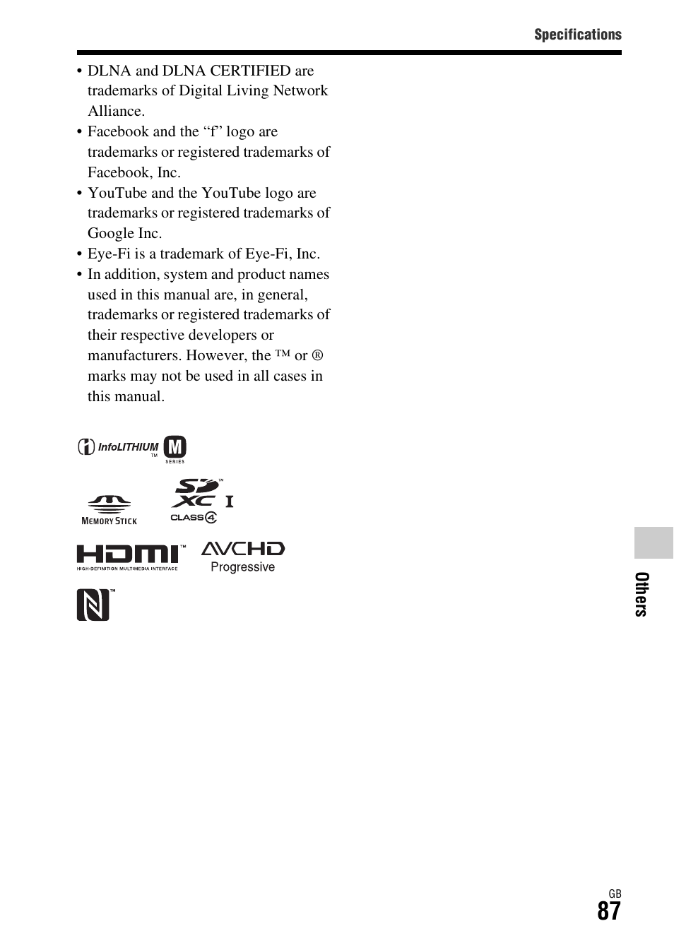 Sony ILCA-77M2Q User Manual | Page 87 / 92