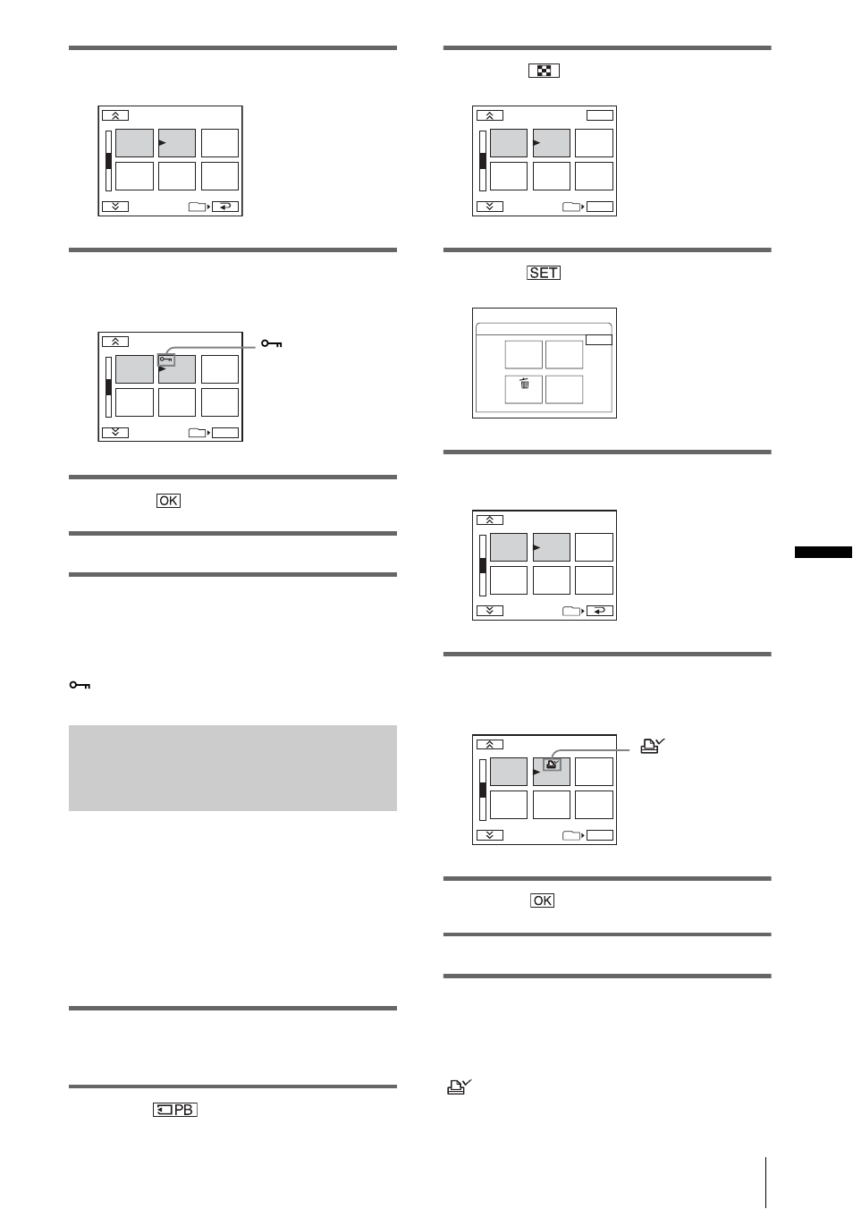 Selecting still images for printing — print mark, Dubb ing/ e d iti n g 83 | Sony DCR-IP1 User Manual | Page 83 / 116