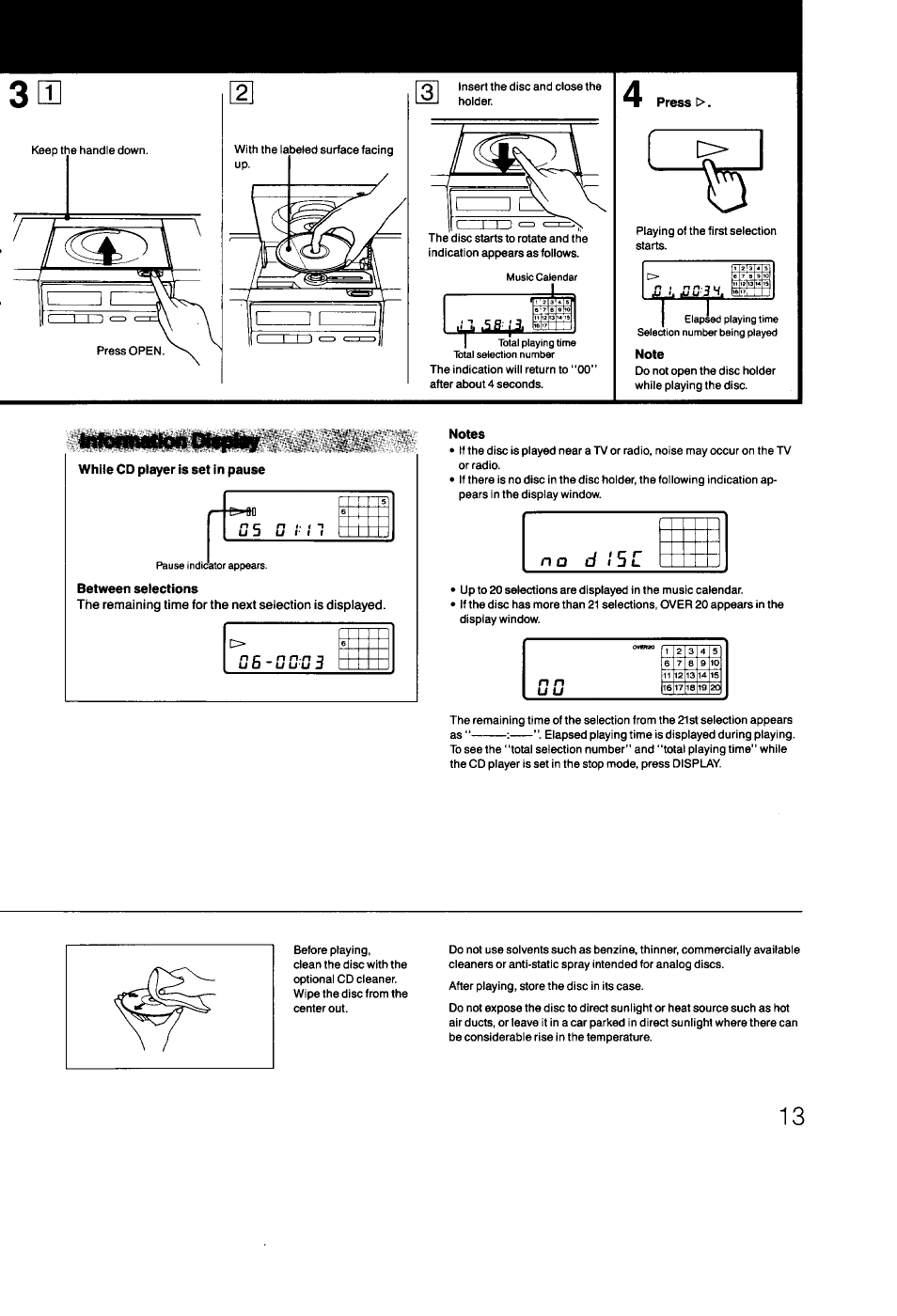 Sony CFD-470 User Manual | Page 13 / 34