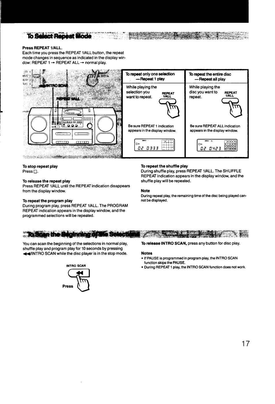 Sony CFD-470 User Manual | Page 17 / 34