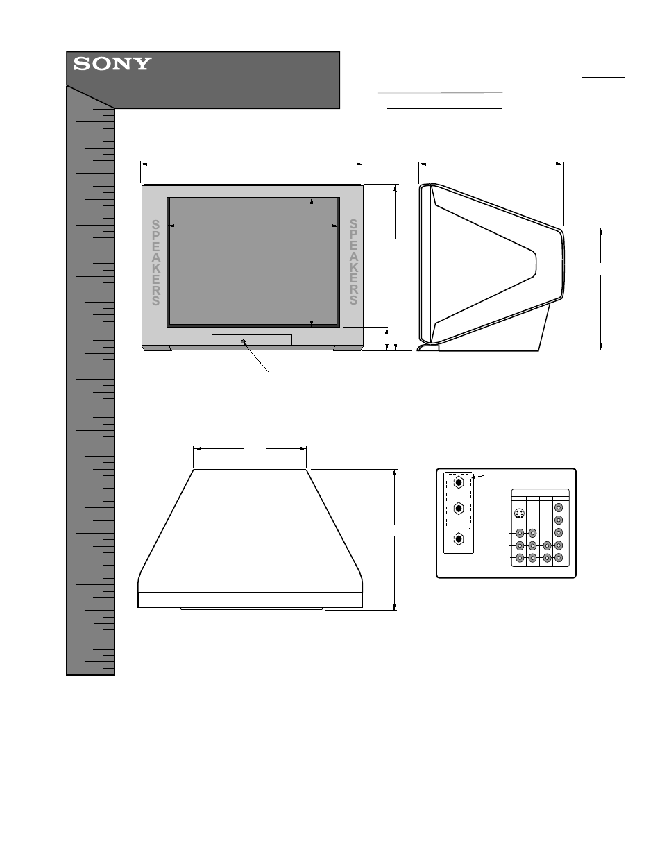 Sony WEGA KV-32FS100 User Manual | 1 page