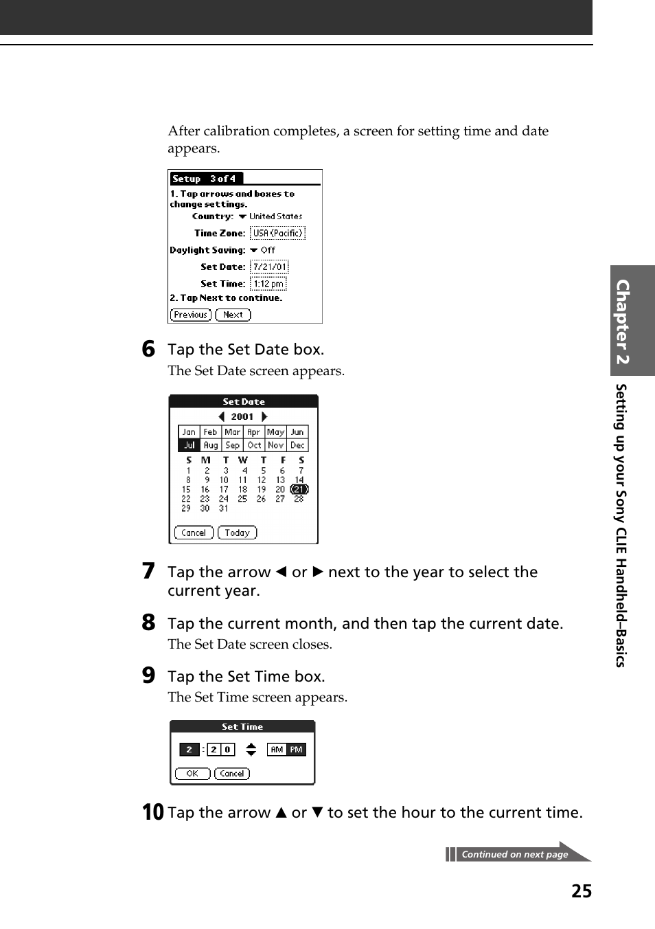 Sony PEG-S320 User Manual | Page 25 / 57