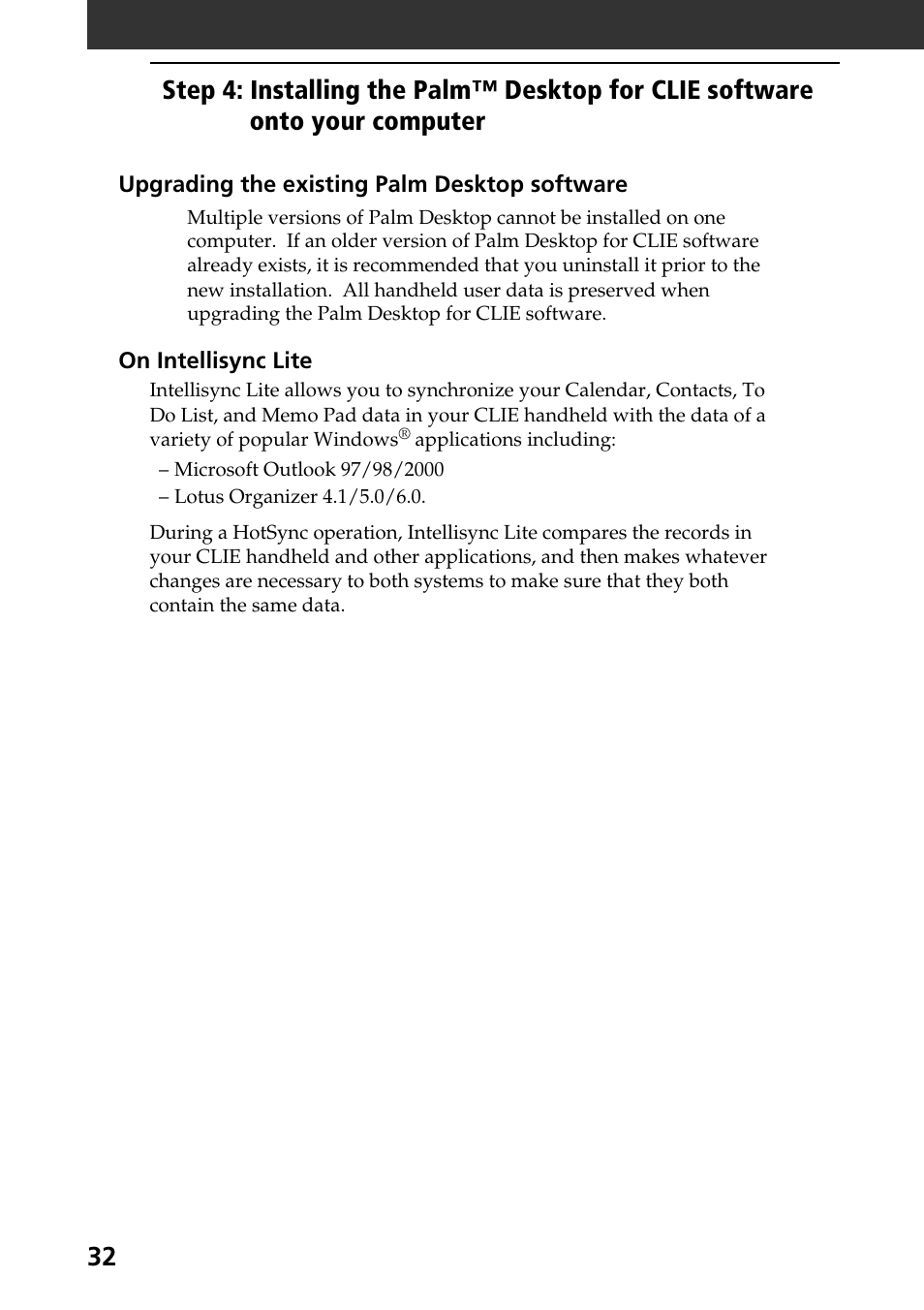 Sony PEG-S320 User Manual | Page 32 / 57