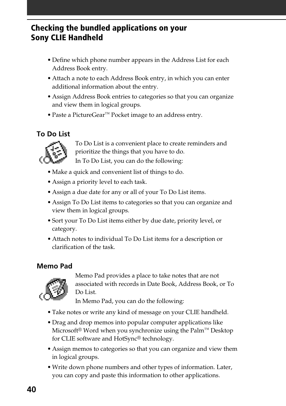 Sony PEG-S320 User Manual | Page 40 / 57