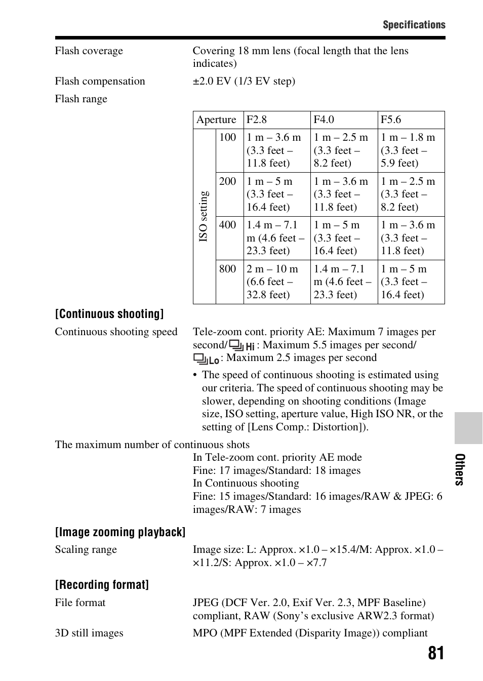 Sony SLT-A37K User Manual | Page 81 / 96