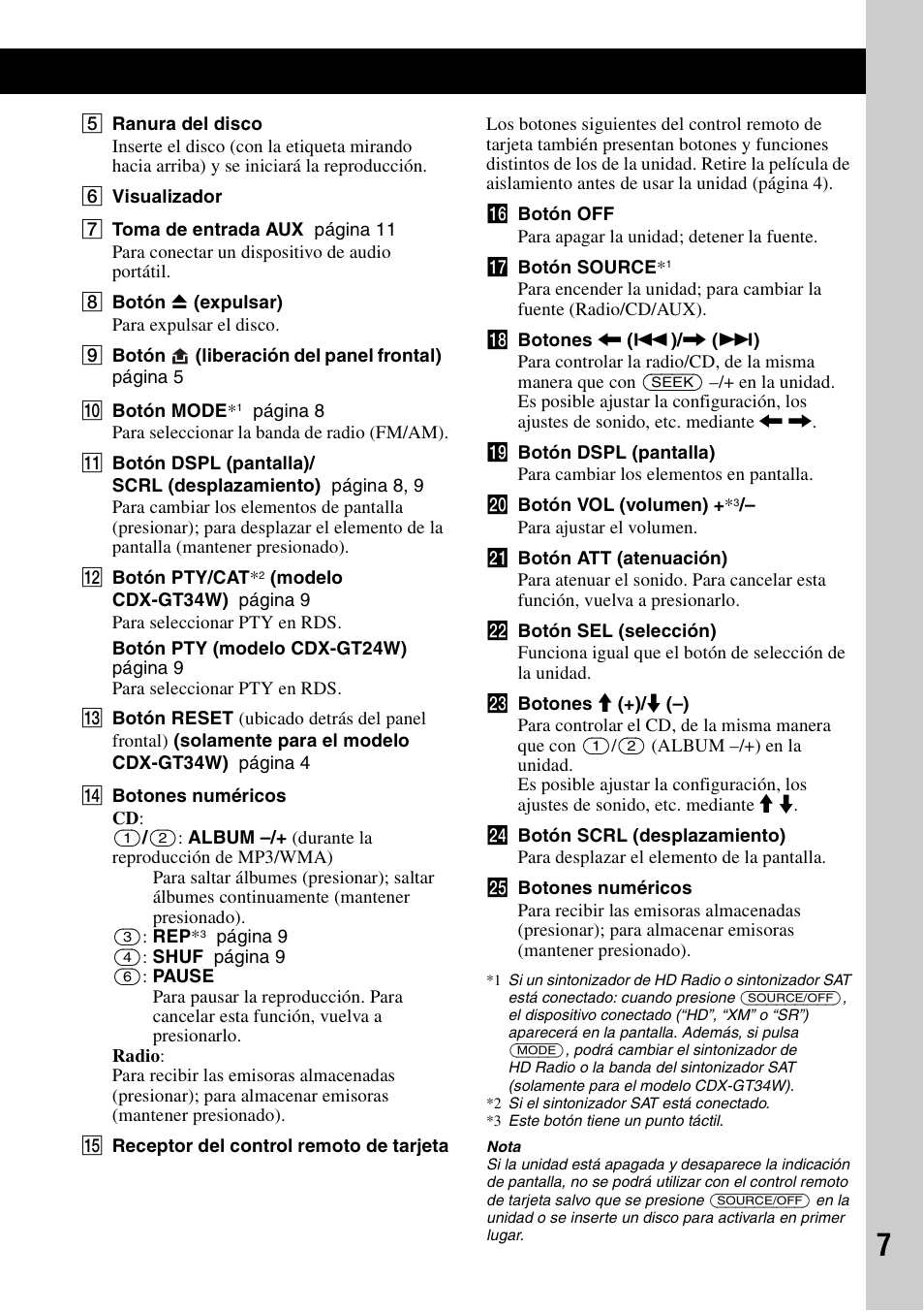 Sony CDX-GT34W User Manual | Page 41 / 56