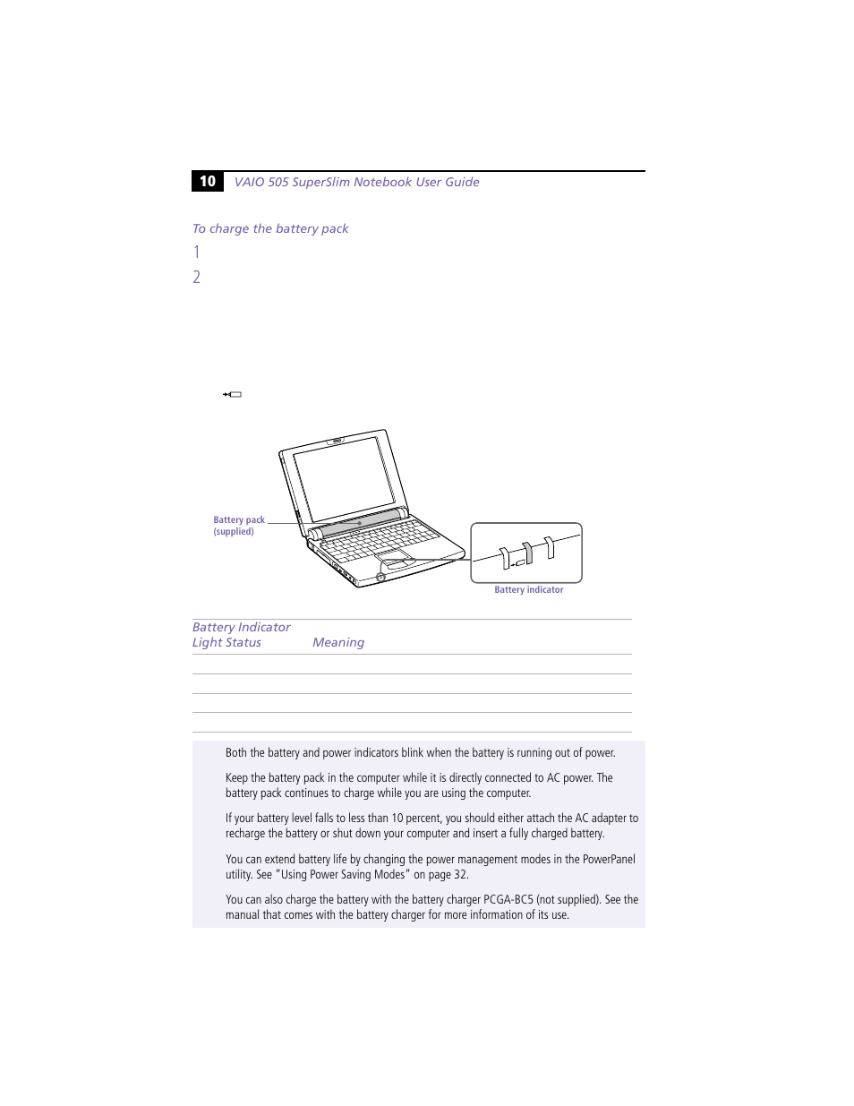 S 10, 20) | Sony PCG-N505VE User Manual | Page 20 / 93