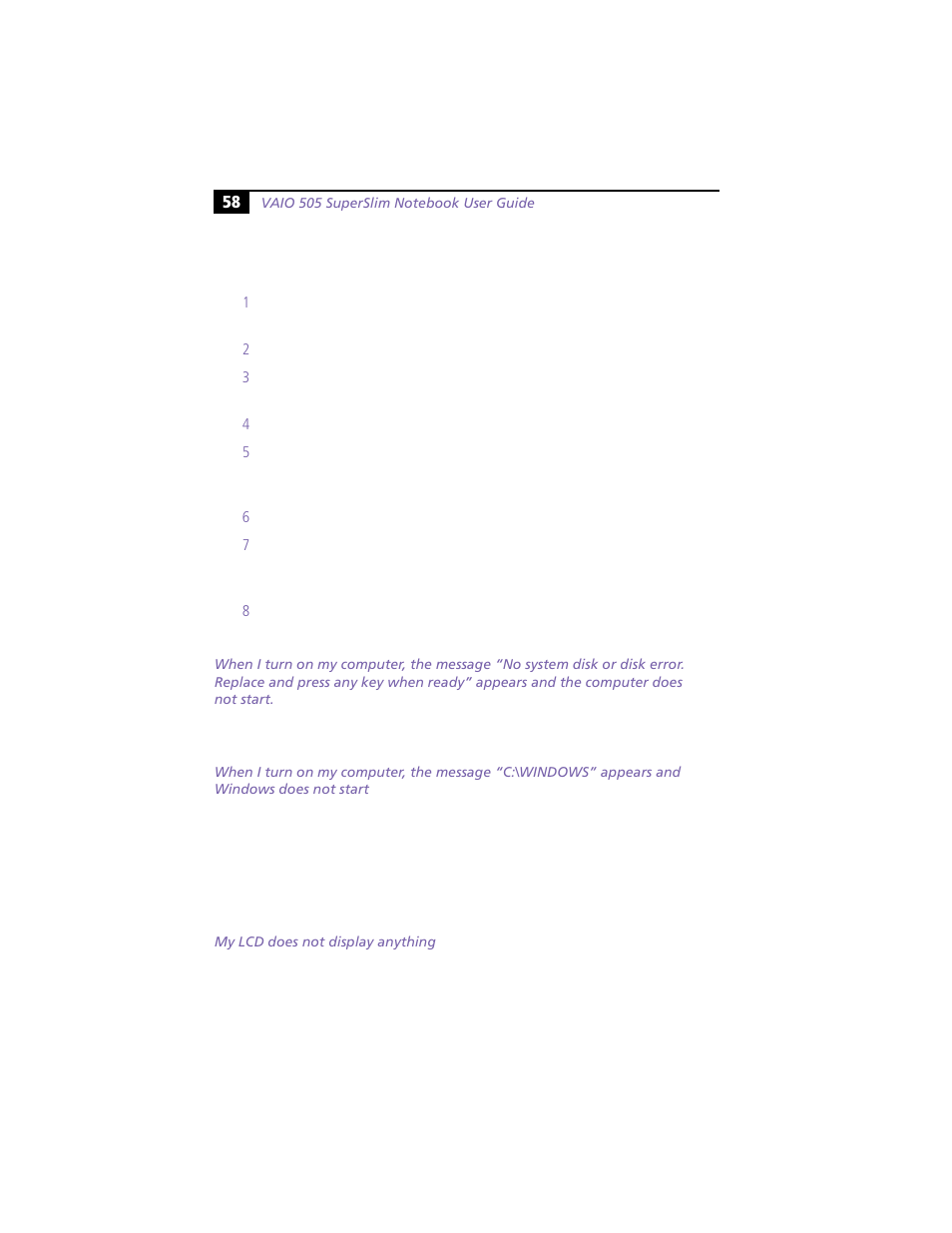 Sony PCG-N505VE User Manual | Page 68 / 93