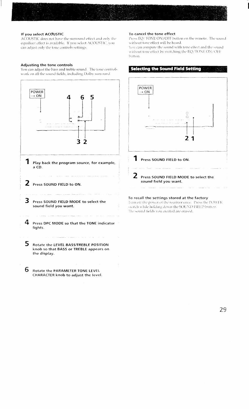 Selecting the sound field setting | Sony STR-GX700ES User Manual | Page 29 / 39