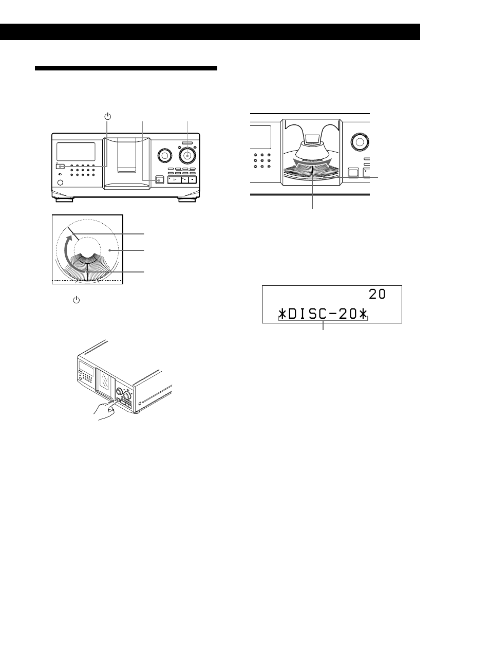 Inserting cds, Playing cds getting started getting started | Sony CDP-CX355 User Manual | Page 7 / 36