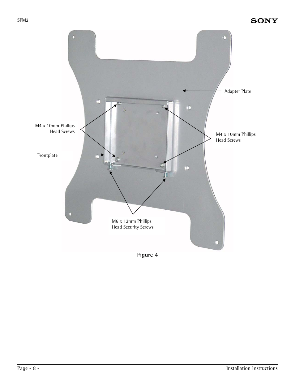 Sony SFM2 User Manual | Page 8 / 12