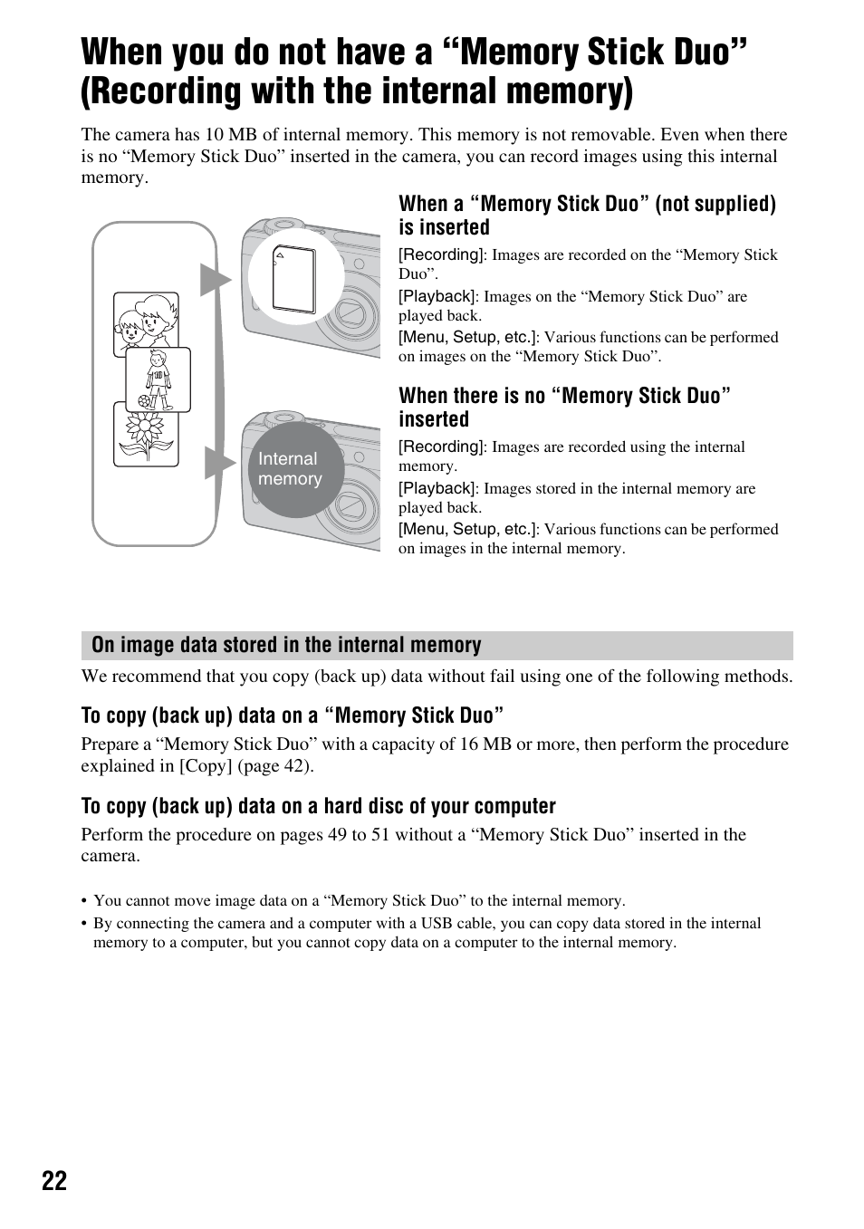 Sony DSC-S45 User Manual | Page 22 / 91