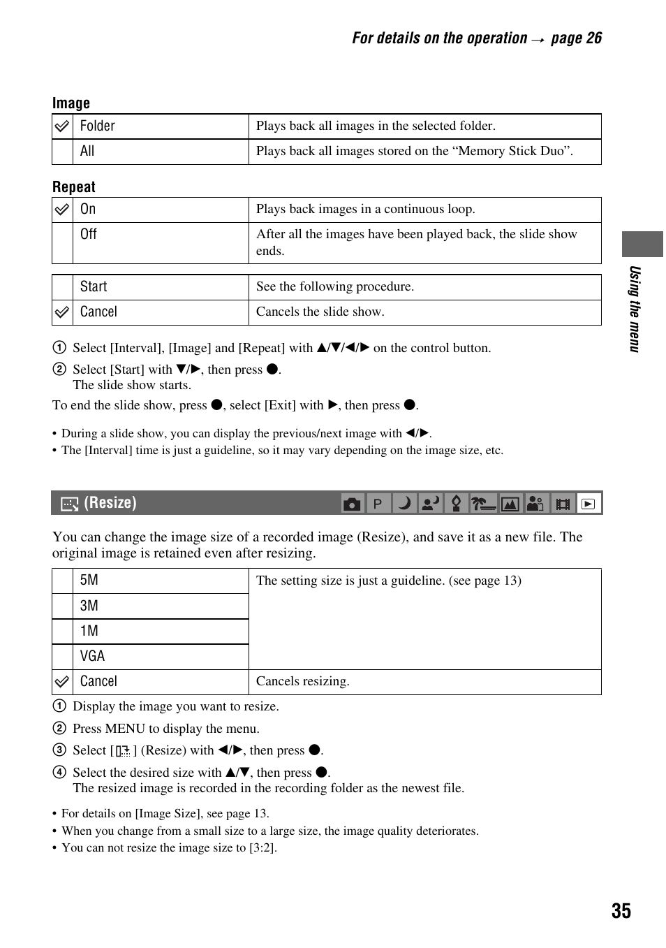 Sony DSC-S45 User Manual | Page 35 / 91