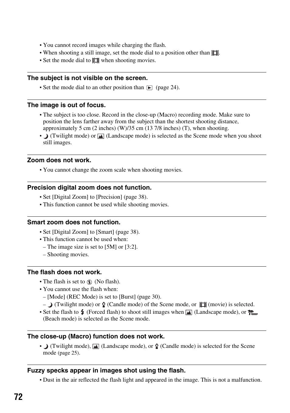Sony DSC-S45 User Manual | Page 72 / 91