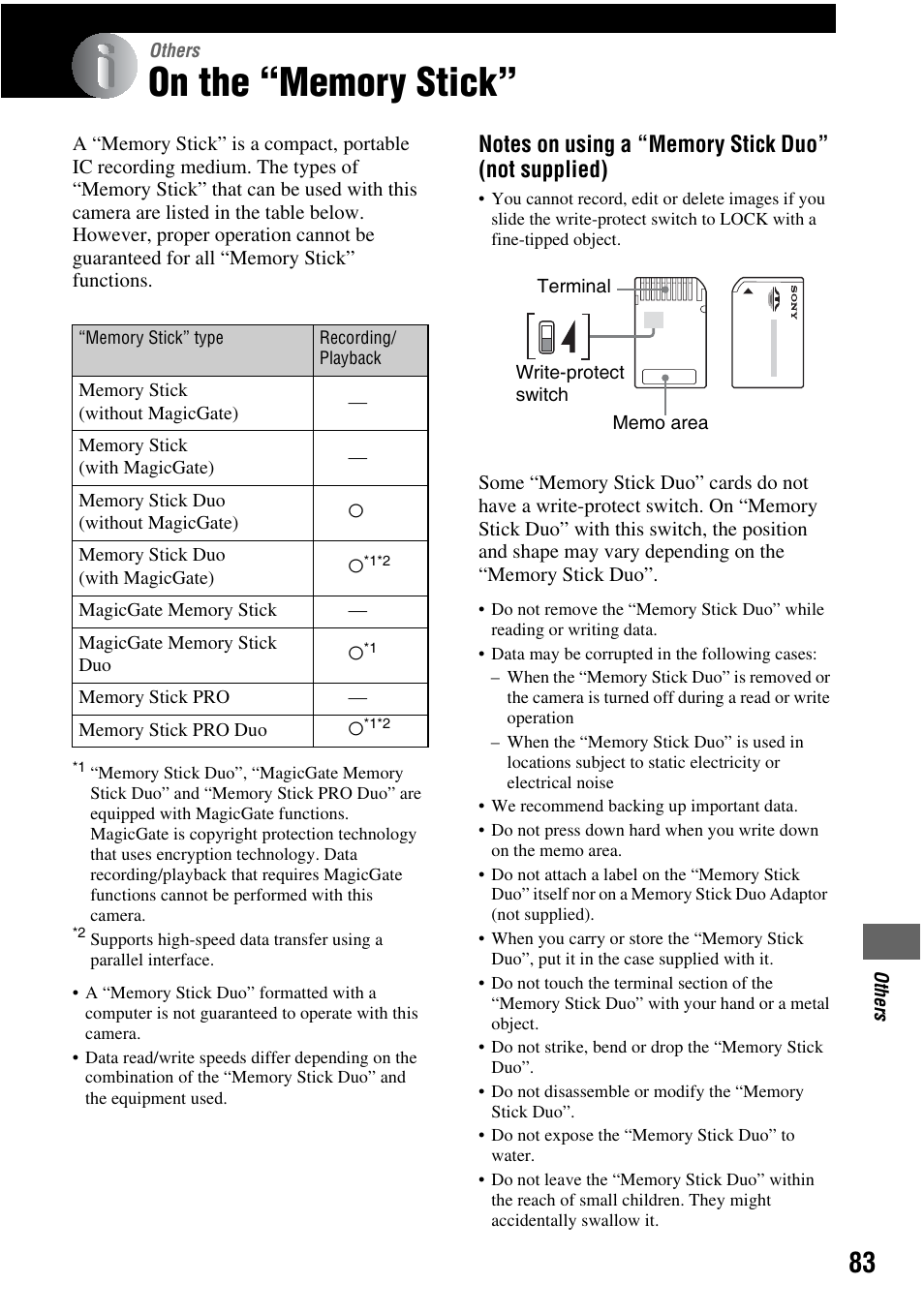 Sony DSC-S45 User Manual | Page 83 / 91