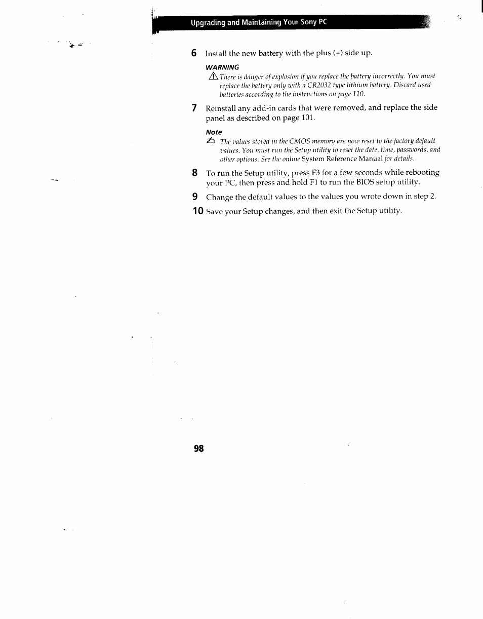 Sony PCV-90 User Manual | Page 105 / 155