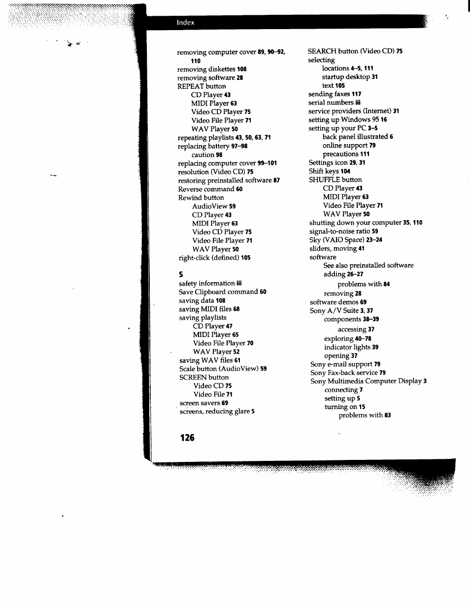 Sony PCV-90 User Manual | Page 133 / 155