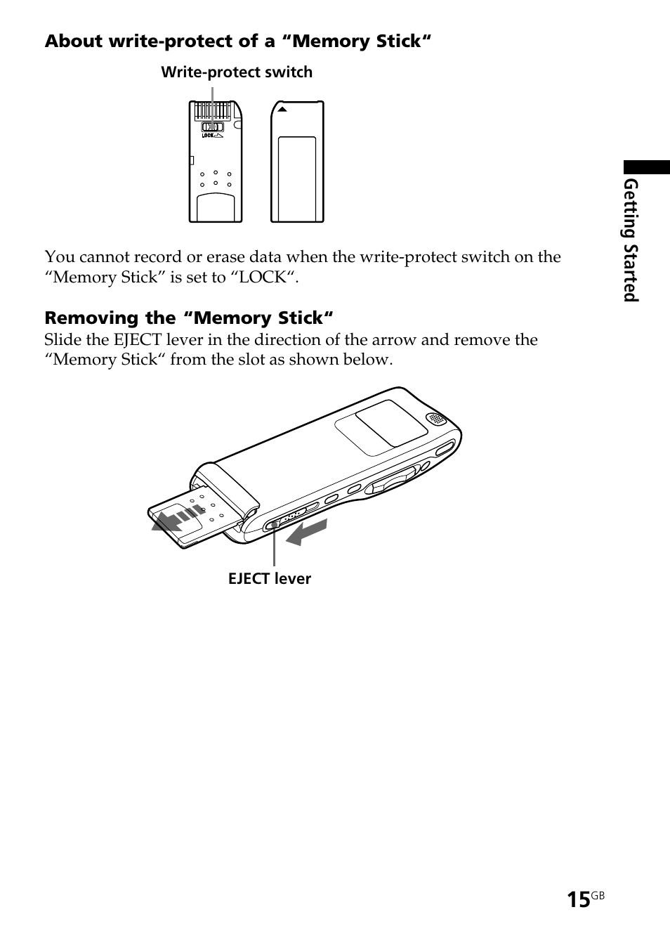 Sony ICD-MS515VTP User Manual | Page 15 / 96