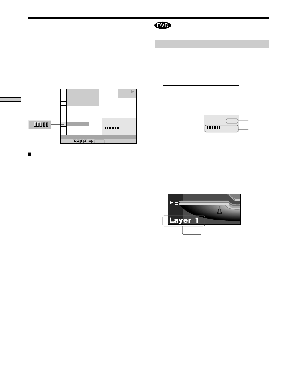 Checking the play information, Displays of each item | Sony DVP-C670D User Manual | Page 42 / 88