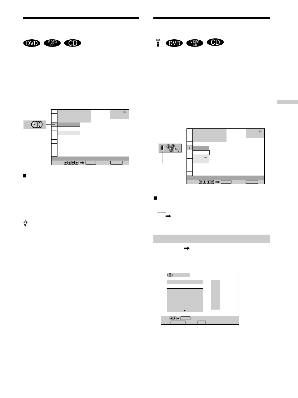 Selecting the disc mode (1 disc or all discs), Creating your own program (program play), Creating your own program (program play) z | Sony DVP-C670D User Manual | Page 45 / 88