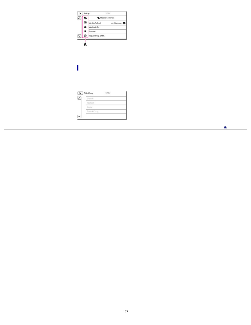 Sony HDR-CX430V User Manual | Page 127 / 266