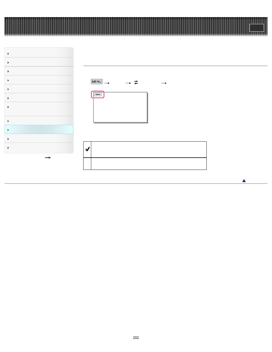 Usb lun setting, Handycam" user guide | Sony HDR-CX430V User Manual | Page 202 / 266