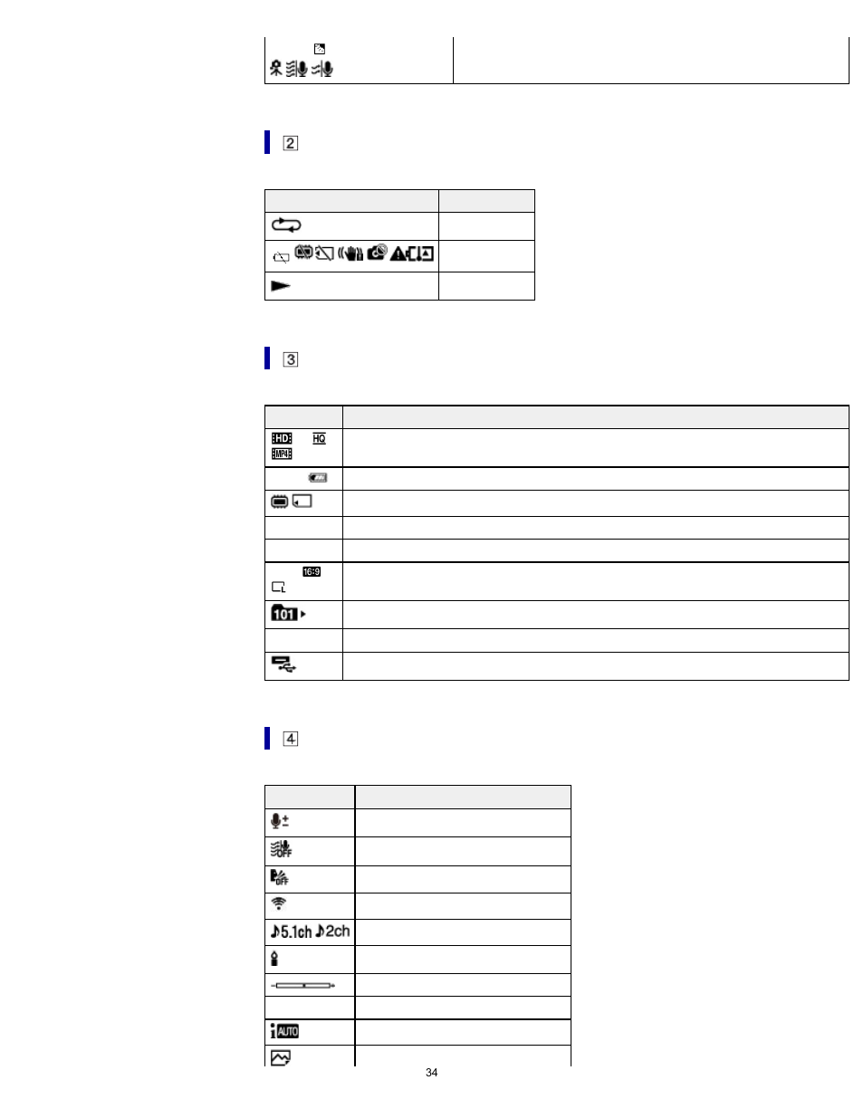 Sony HDR-CX430V User Manual | Page 34 / 266
