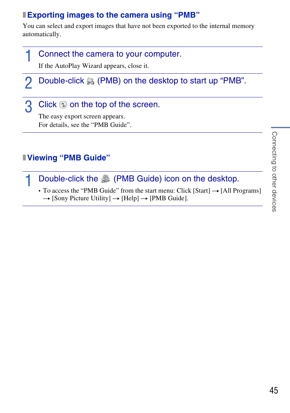 Sony DSC-G3 User Manual | Page 45 / 64