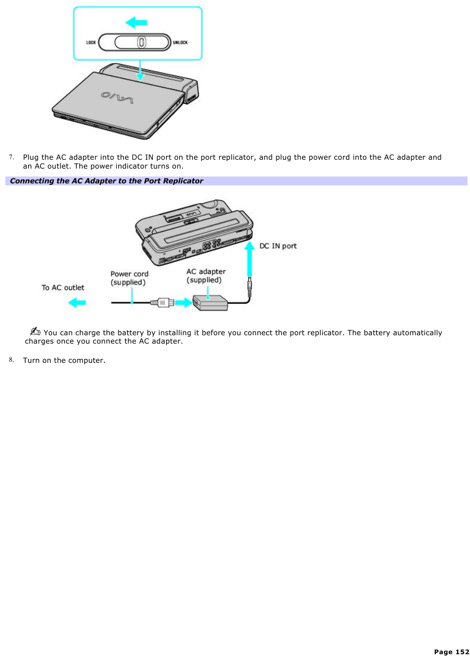 Sony VGN-A600P User Manual | Page 152 / 269