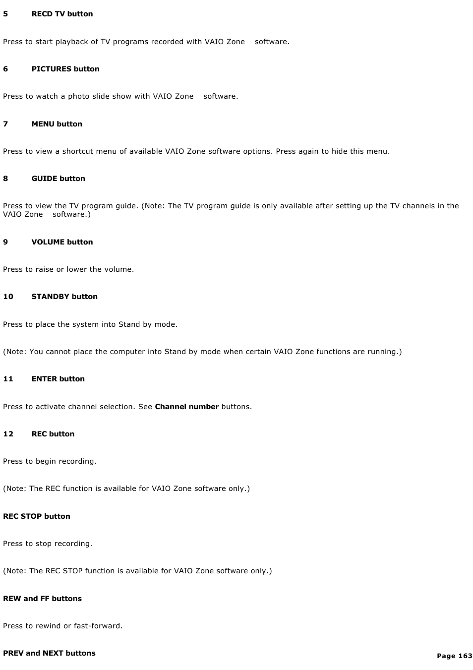 Sony VGN-A600P User Manual | Page 163 / 269