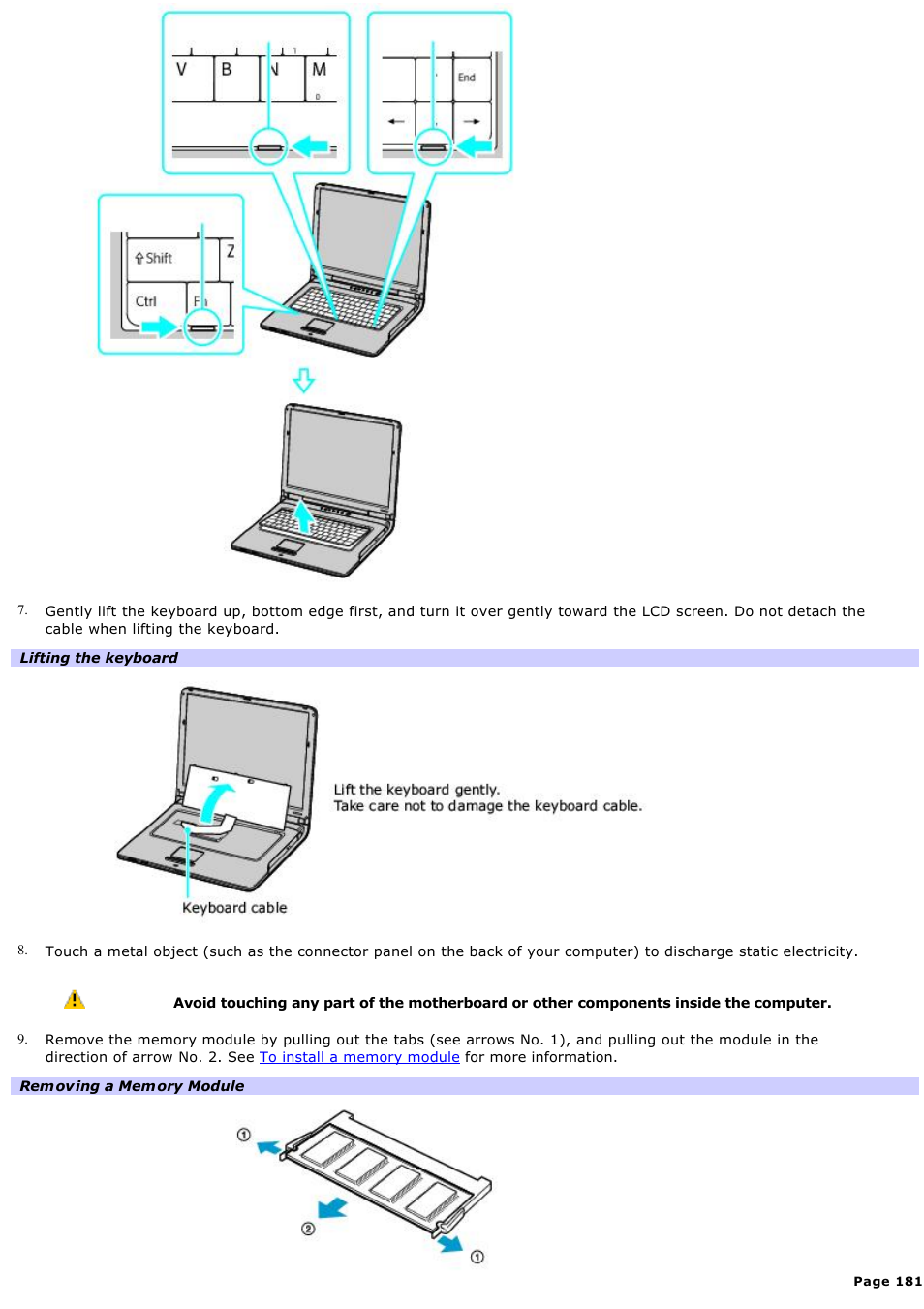 Sony VGN-A600P User Manual | Page 181 / 269