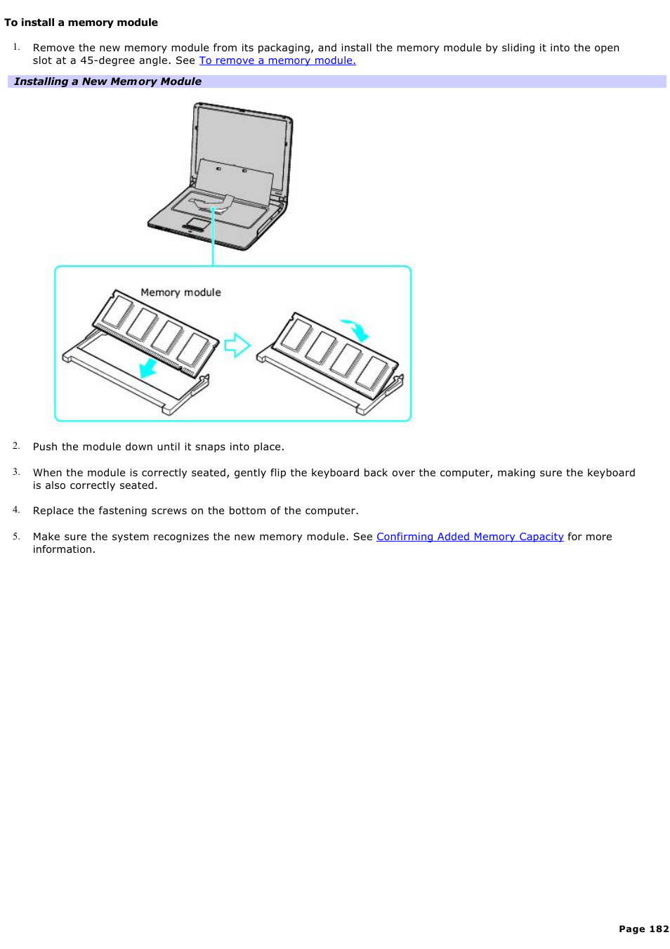 Sony VGN-A600P User Manual | Page 182 / 269