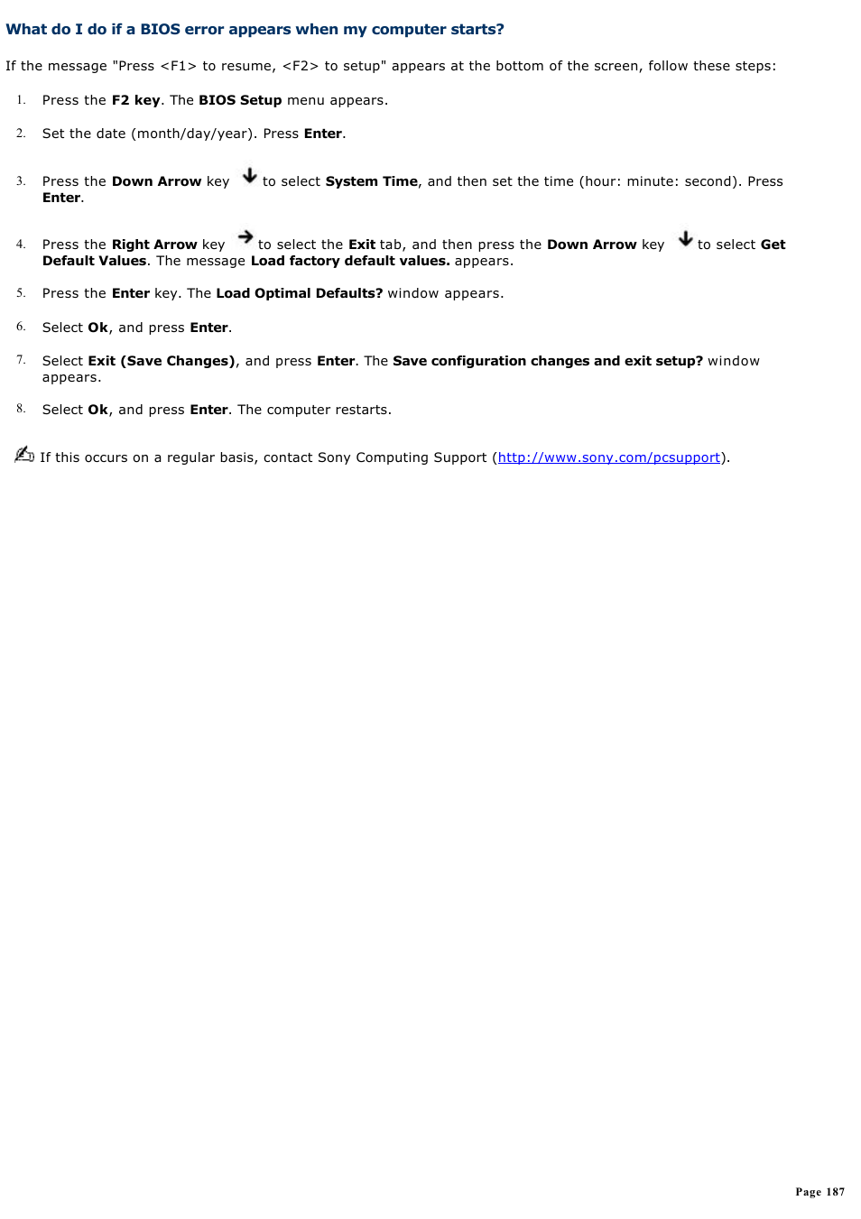 Sony VGN-A600P User Manual | Page 187 / 269