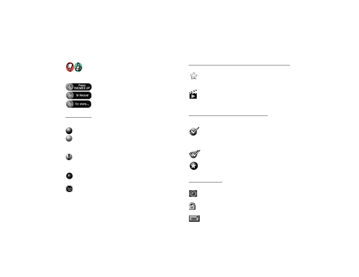 Glossary of icons | Sony SVR-3000 User Manual | Page 121 / 122