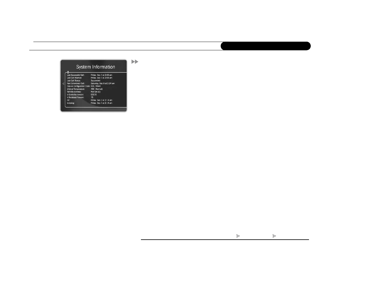 System information | Sony SVR-3000 User Manual | Page 74 / 122