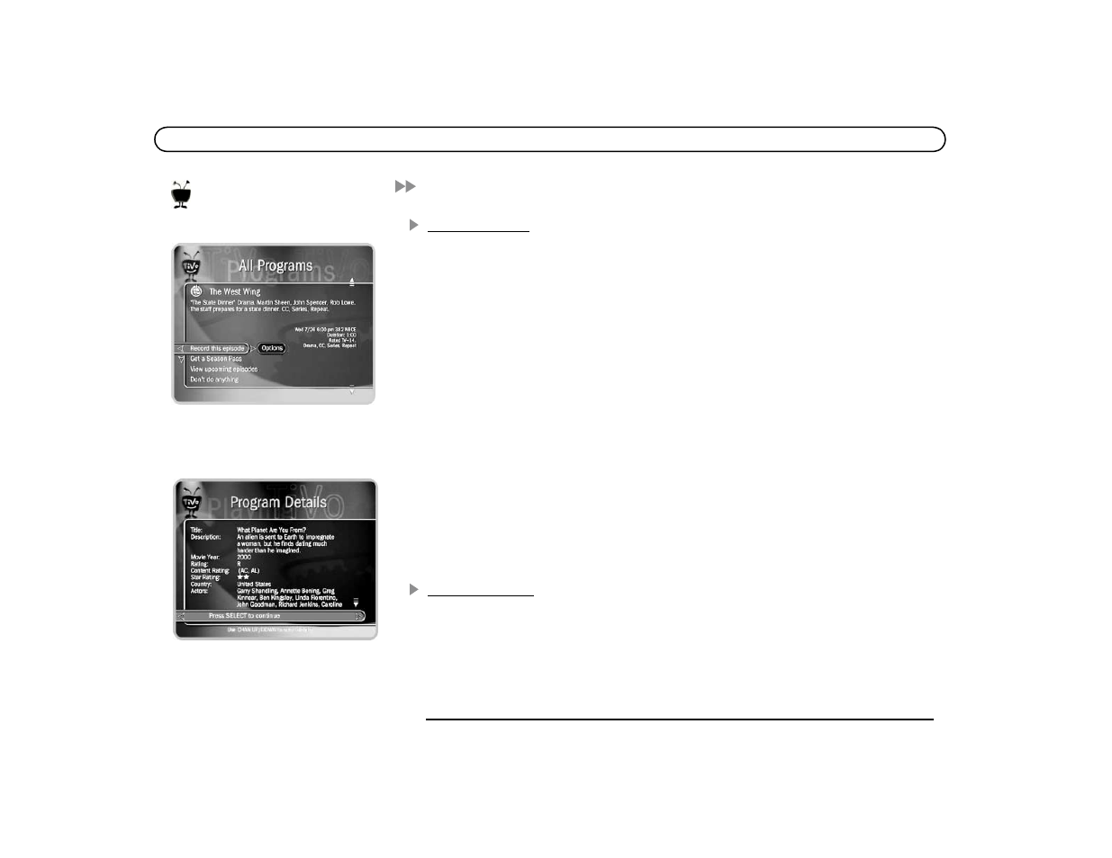 Using this guide | Sony SVR-3000 User Manual | Page 8 / 122