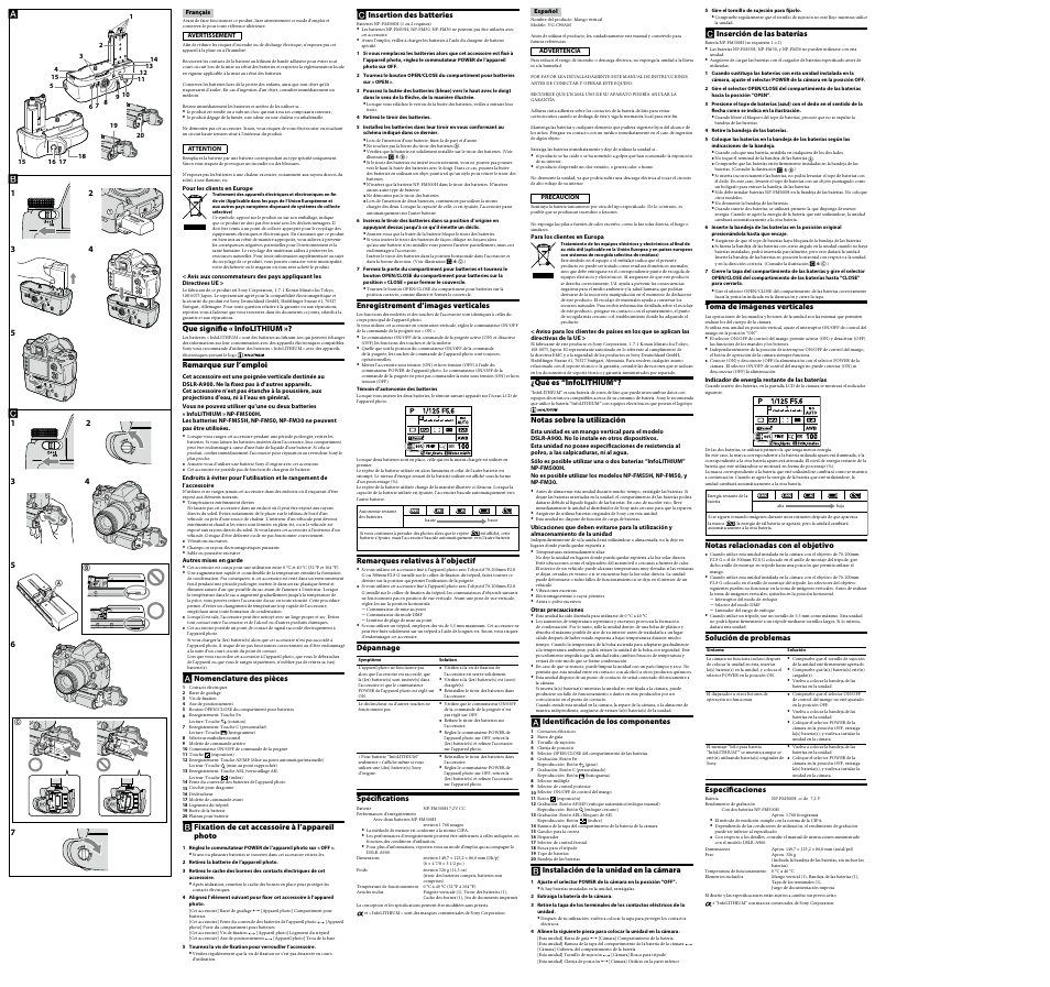 Sony VG-C90AM User Manual | Page 2 / 2