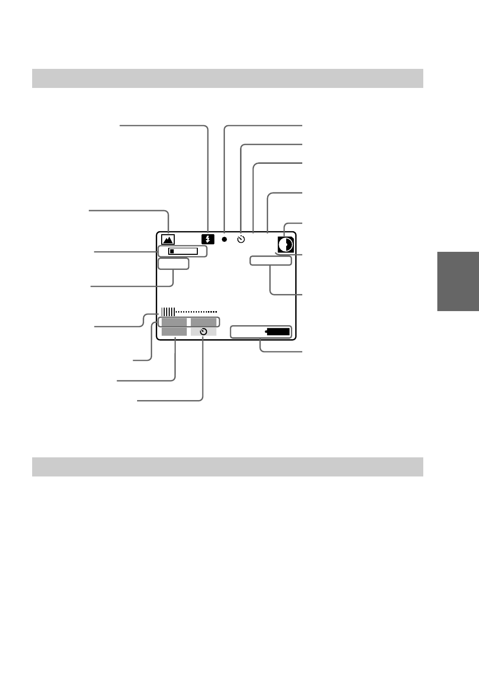 The indicators during recording, Functions you can use for image recording | Sony MVC-FD73 User Manual | Page 17 / 80