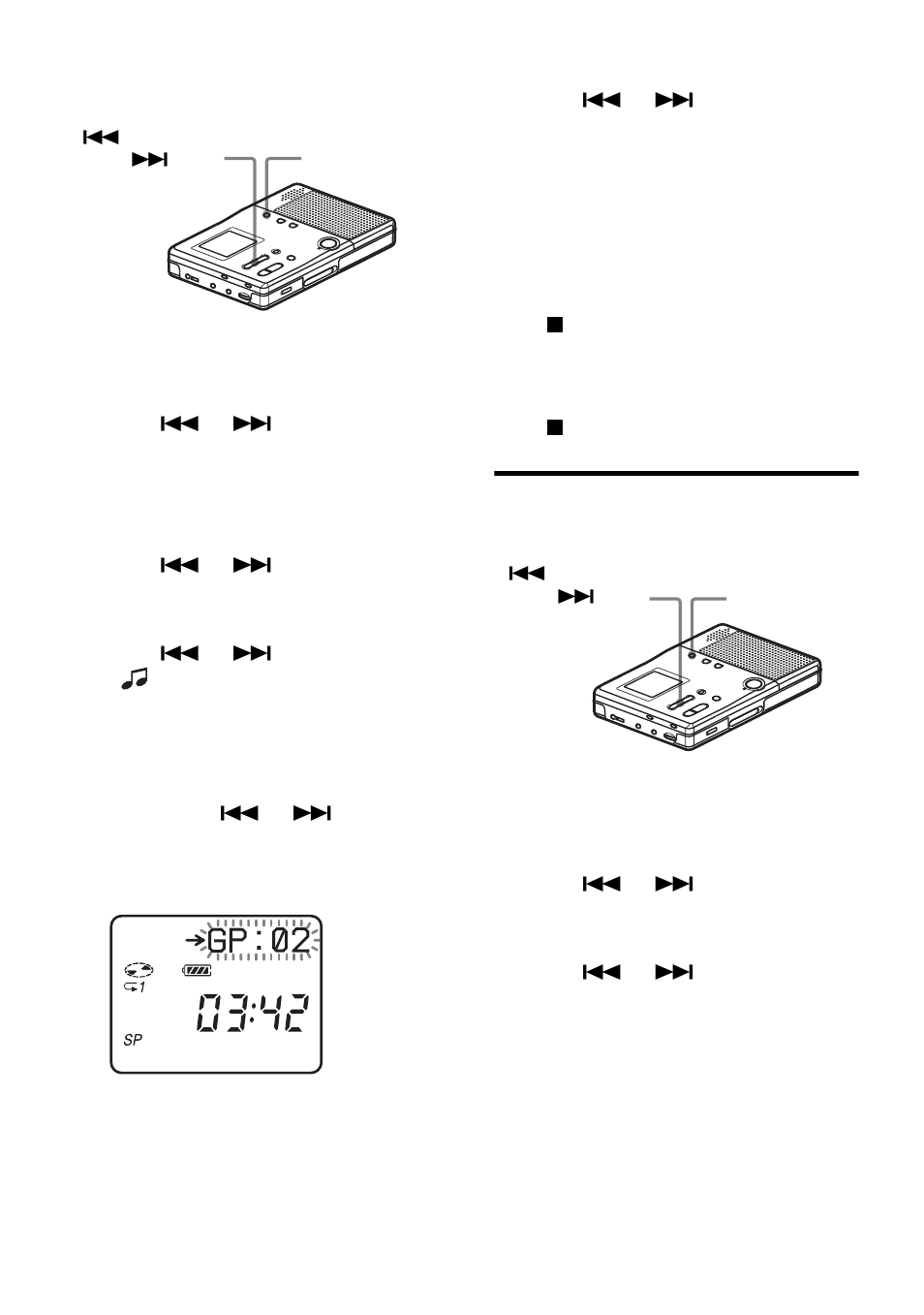 Sony MZ-B10 User Manual | Page 36 / 60