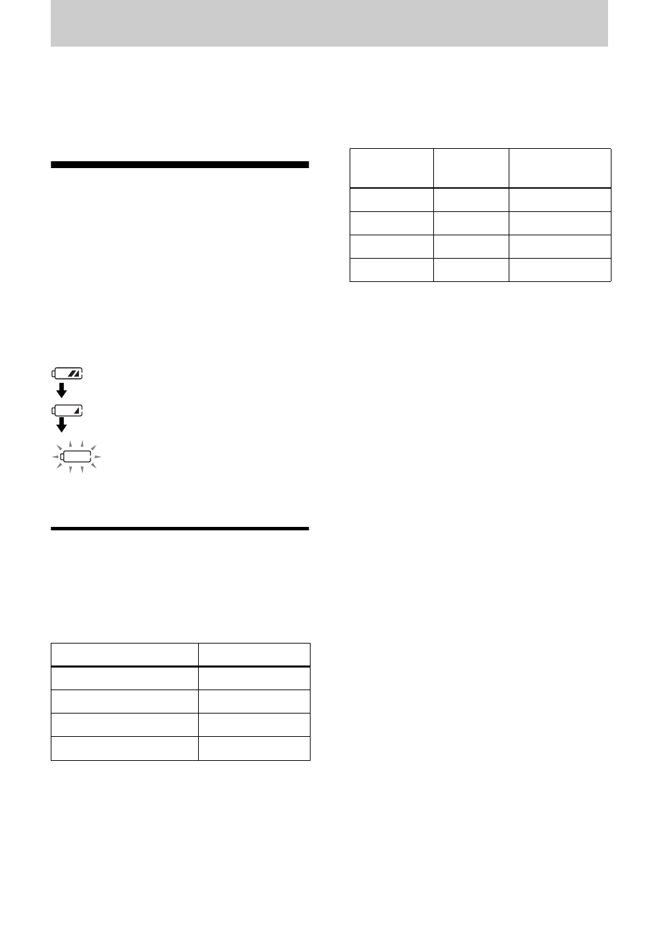 Power sources, When to replace the batteries, Battery life | Sony MZ-B10 User Manual | Page 42 / 60