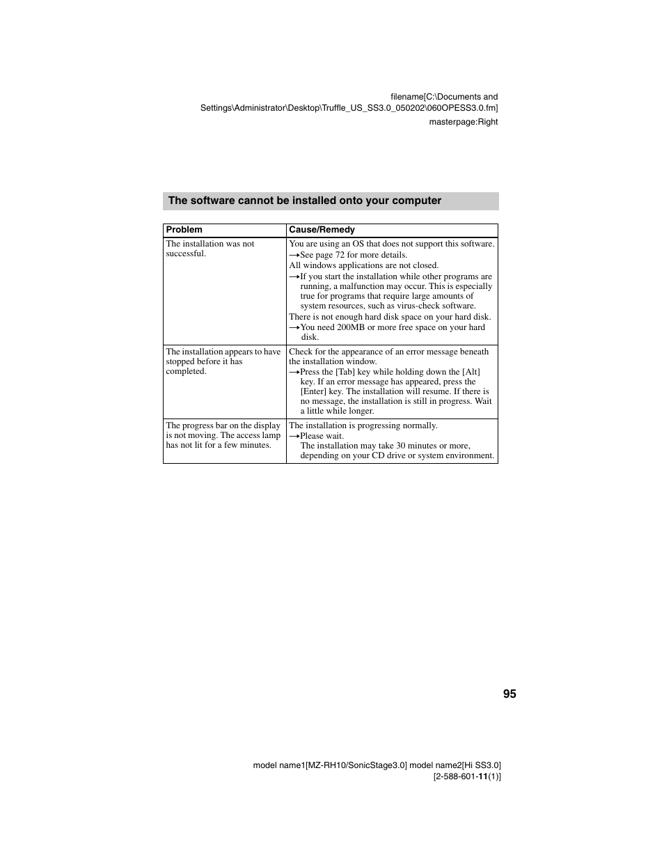 Sony MZ-DH10P User Manual | Page 95 / 99