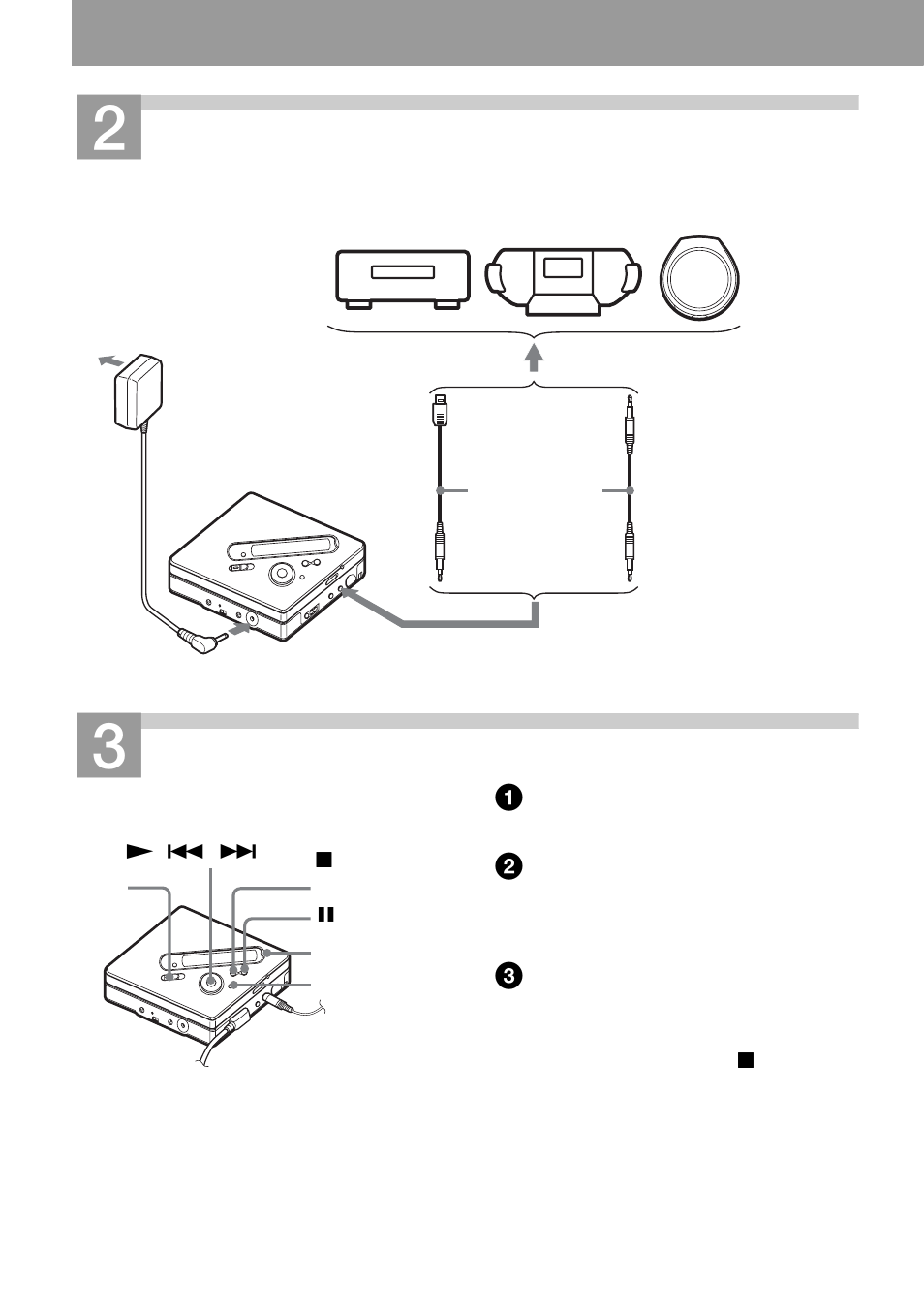 Make connections, Record an md | Sony MZ-NF810 User Manual | Page 22 / 128