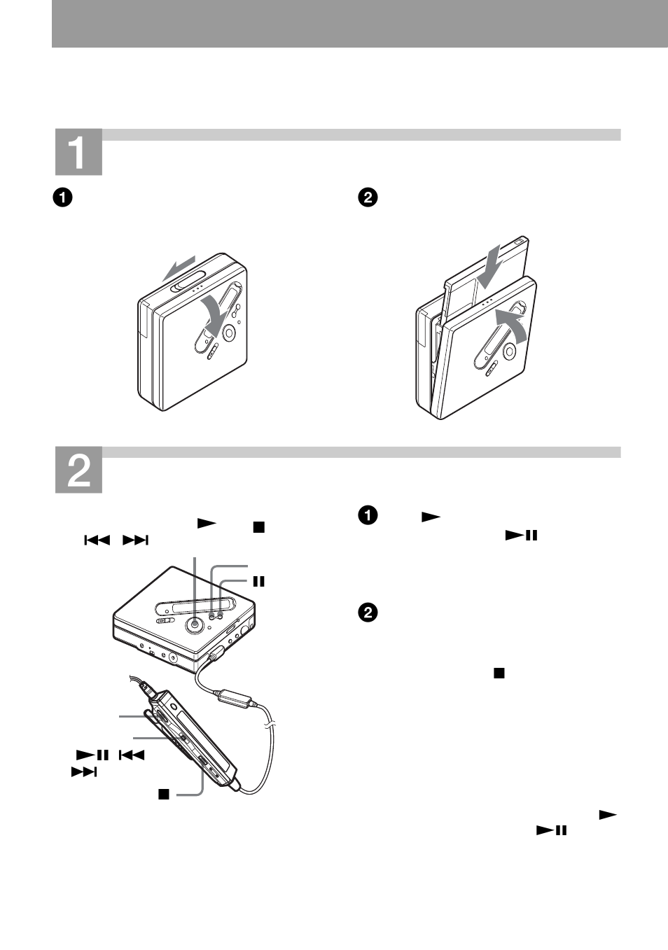 Playing an md right away, Insert an md, Play an md | Sony MZ-NF810 User Manual | Page 24 / 128