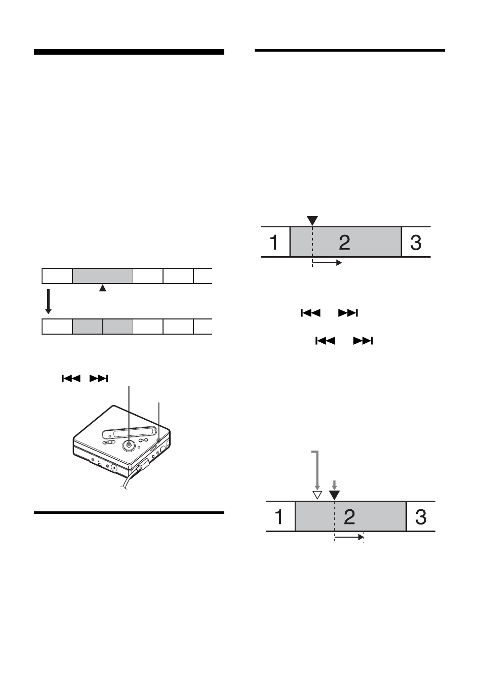 Dividing a track (divide), Dividing a track directly, Divide rehearsal) | 47 dividing a track (divide) | Sony MZ-NF810 User Manual | Page 47 / 128