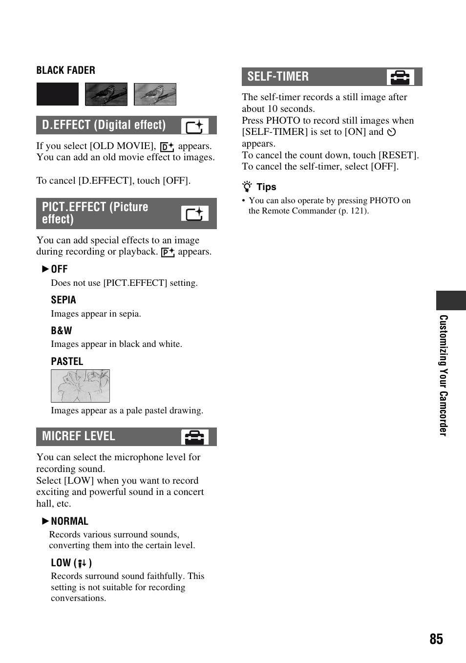 Sony HDR-UX5 User Manual | Page 85 / 143