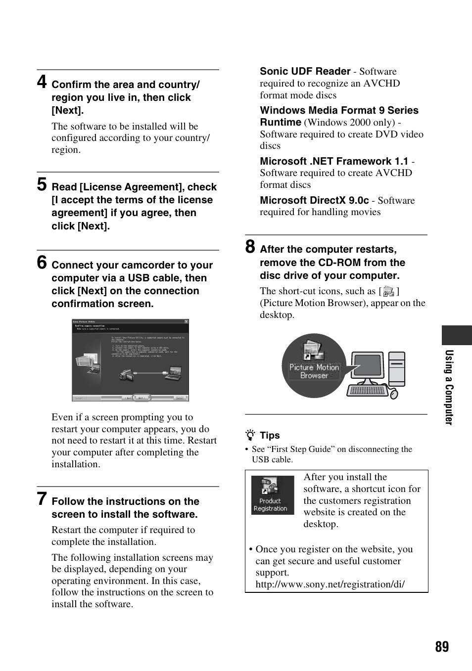 Sony HDR-UX5 User Manual | Page 89 / 143