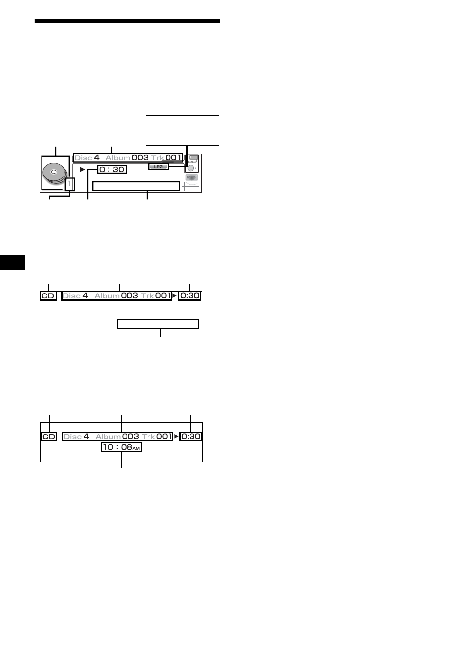 Display items, 12 display items, When the disc/album | Sony CDX-M3DI User Manual | Page 12 / 112